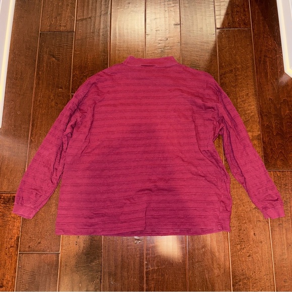 Men's Striped Mock Neck - Picture 3 of 3
